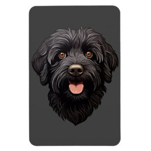 Labradoodle Black Dog Magnet