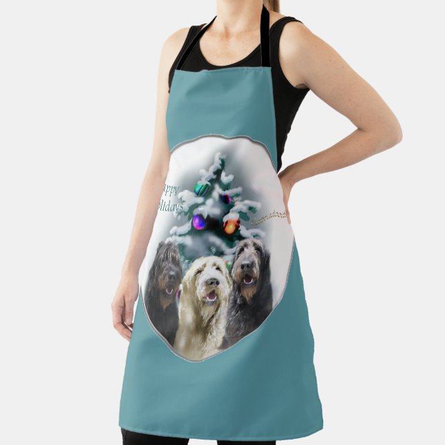 Labradoodle Christmas Gifts Apron (Insitu)