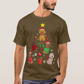 Labradoodle Christmas Tree Xmas Pajamas  T-Shirt