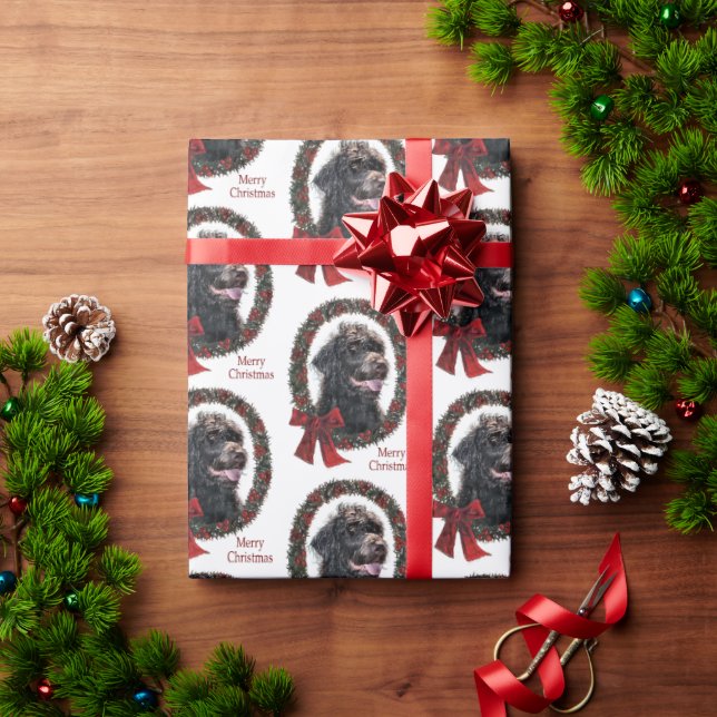 Labradoodle Christmas Wrapping Paper (Holiday Gift)