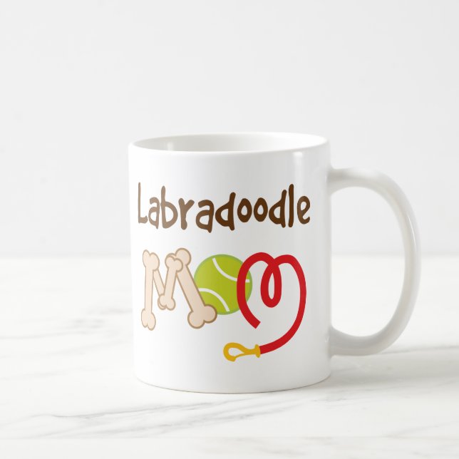 Labradoodle Dog Breed Mum Gift Coffee Mug (Right)