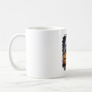 Labradoodle Dog Halloween Square Coffee Mug