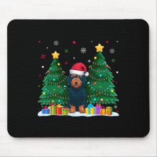 Labradoodle Dog Lovers Santa Hat Ugly Christmas Sw Mouse Pad