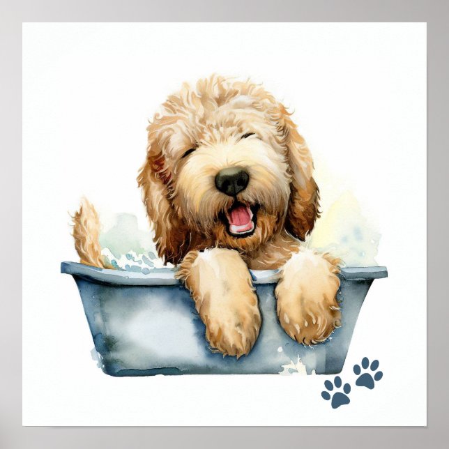 Labradoodle Dog Poster (Front)