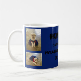 Labradoodle Dog With Custom Dress Customise Option Coffee Mug
