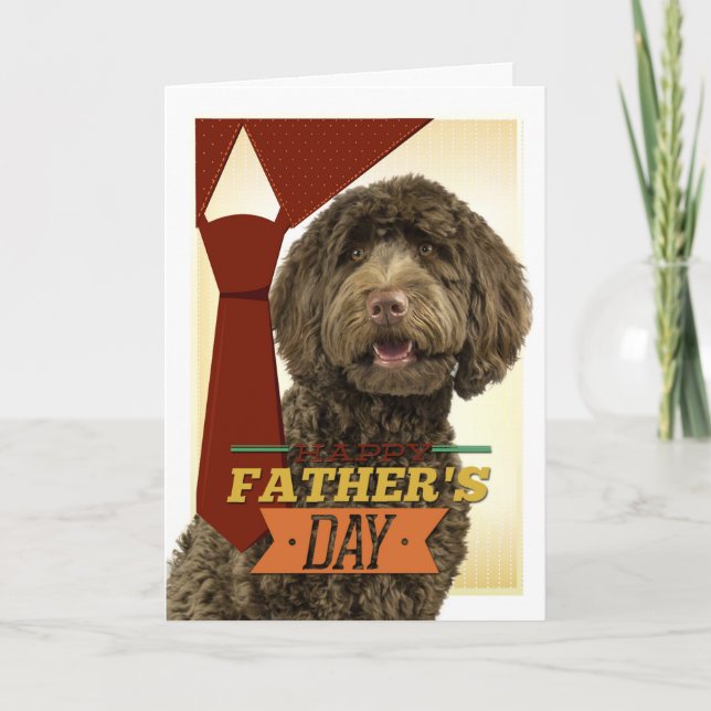 Labradoodle Father's Day Card (Front)
