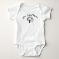 Labradoodle Fun Times Today Baby Bodysuit