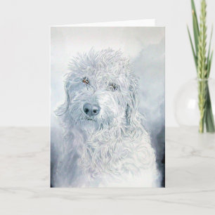 Labradoodle Ginger Greeting Card