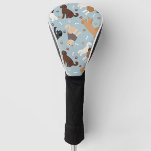 Labradoodle / Goldendoodle Bones and Paws Golf Head Cover
