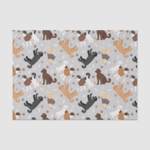 Labradoodle / Goldendoodle Bones and Paws Tissue Paper