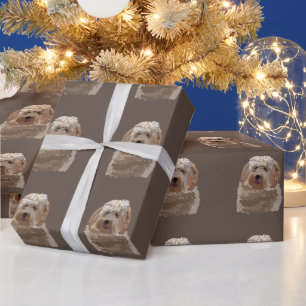 Labradoodle Goldendoodle Poodle Dog Pet   Wrapping Paper
