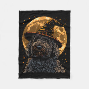 Labradoodle Halloween Dog Funny Cute Doodle Mum Fleece Blanket