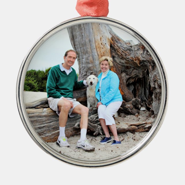Labradoodle - Izzy Metal Tree Decoration (Front)