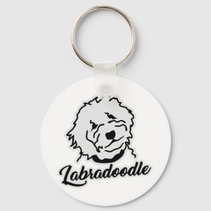 Labradoodle Key Ring