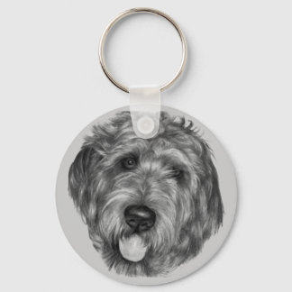 Labradoodle Key Ring