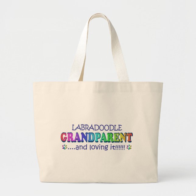 LABRADOODLE LARGE TOTE BAG (Front)