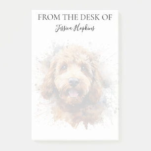 Labradoodle Lover Monogrammed Dog Post-it Notes
