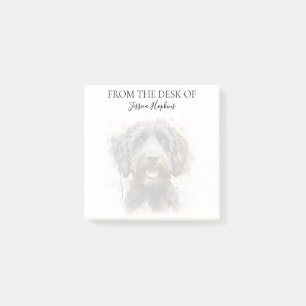 Labradoodle Lover Monogrammed Dog Post-it Notes