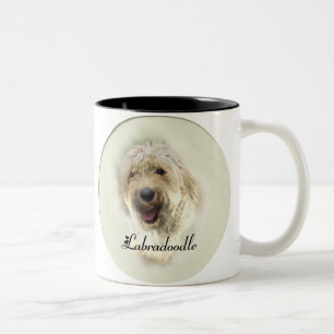 Labradoodle Lovers Gifts Two-Tone Coffee Mug