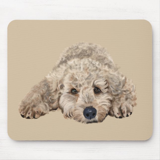 Labradoodle Mouse Pad (Front)