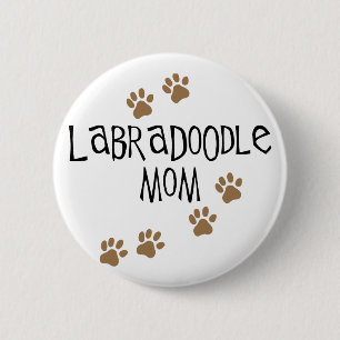 Labradoodle Mum 6 Cm Round Badge
