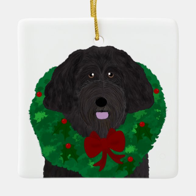 Labradoodle Ornament (Front)