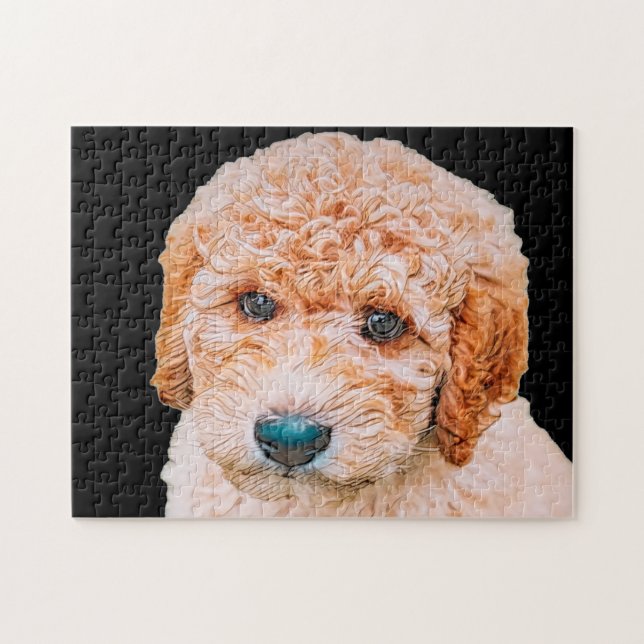 Labradoodle Puppy Jigsaw Puzzle (Horizontal)