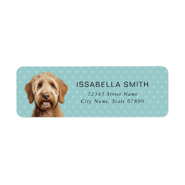 Labradoodle Return Address Label (Front)