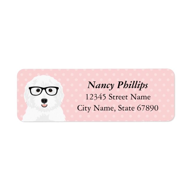 Labradoodle Return Address Labels (Front)