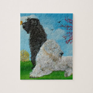 Labradoodle Spring Jigsaw Puzzle