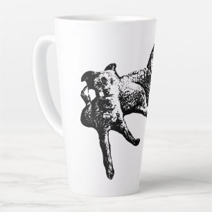 Labradoodle & Terrier Mix Duo Ink Art Mug