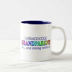 LABRADOODLE Two-Tone COFFEE MUG