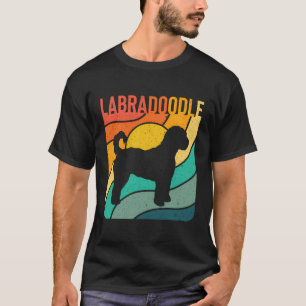 Labradoodle Vintage Retro Dog Lover Mum Dad Gift T-Shirt