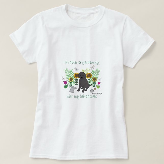 LabradoodleBlk T-Shirt (Design Front)