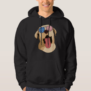 Labrador 4th Of July American Usa Patriotic Dog Hoodie