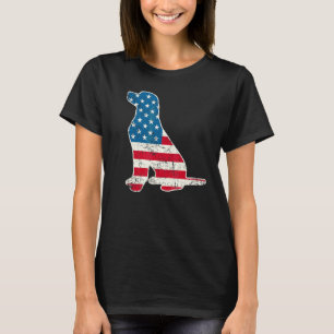 Labrador 4th Of July Dog  Men Women Usa American F T-Shirt