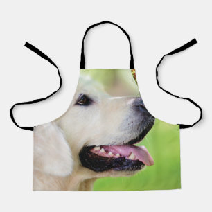 Labrador And Butterfly Throw Pillow Apron