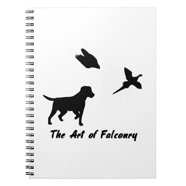 Labrador and Falconry Notebook (Front)