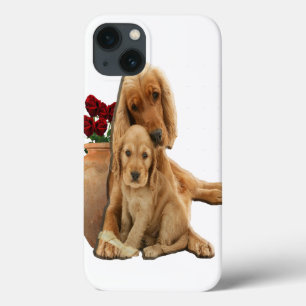 Labrador and puppies iPhone 13 case