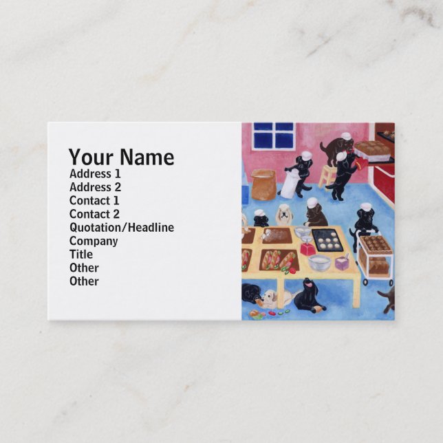 Labrador Bakery Business Card (Front)