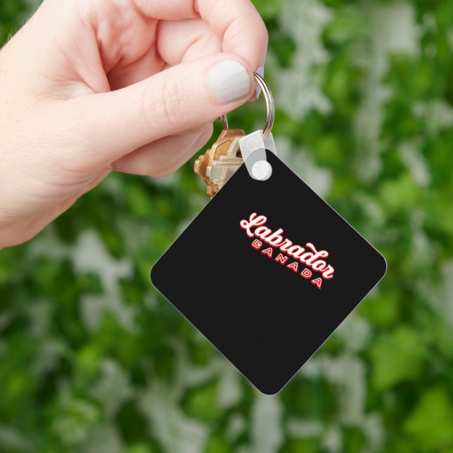 Labrador Canada Dog Lover Key Ring (Hand)