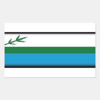 Labrador (Canada) Flag Rectangular Sticker