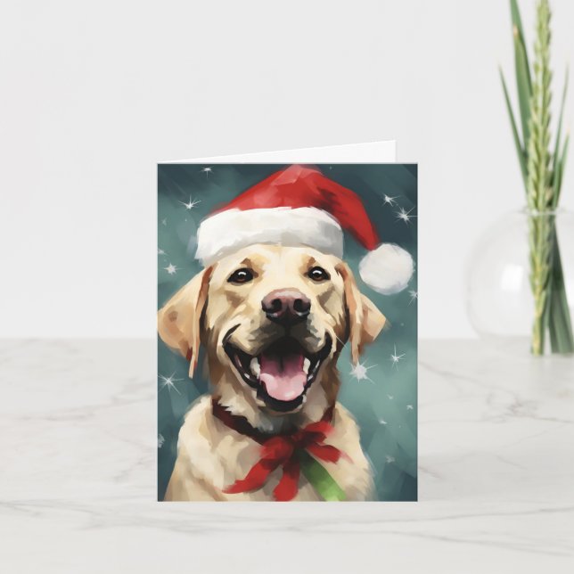Labrador Christmas Card (Front)