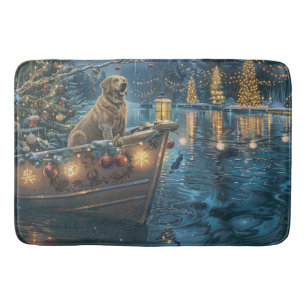 Labrador Christmas Festive Voyage Bath Mat