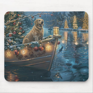 Labrador Christmas Festive Voyage Mouse Pad