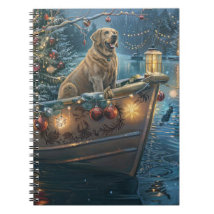 Labrador Christmas Festive Voyage Notebook