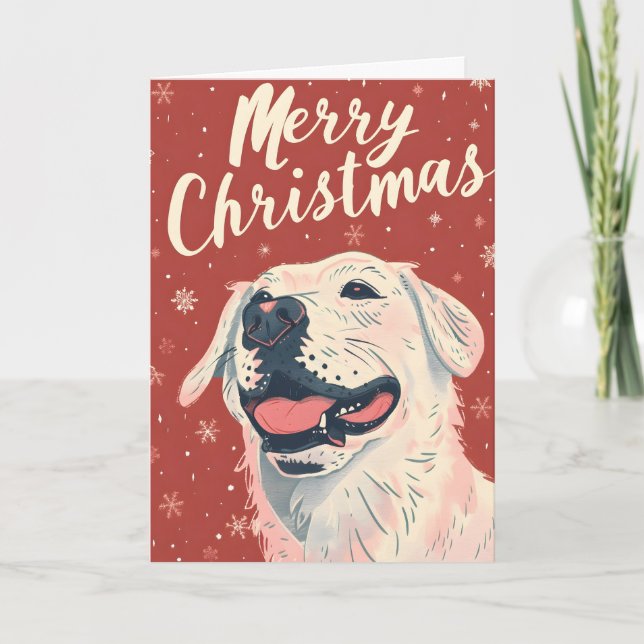 Labrador Christmas Holiday Card (Front)