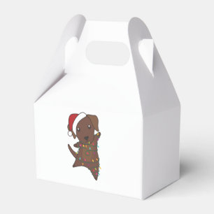 Labrador Christmas Snow Winter Animals Dogs Favour Box