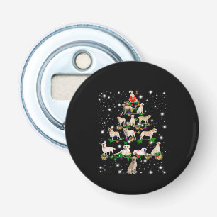 Labrador Christmas Tree Covered By Flashlight Bottle Opener