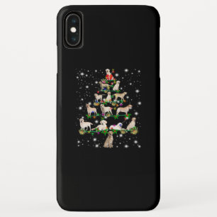 Labrador Christmas Tree Covered By Flashlight iPhone XS Max Case